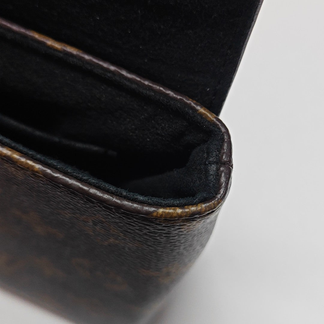 LOCKY BB Monogram Coated Canvas Brown
