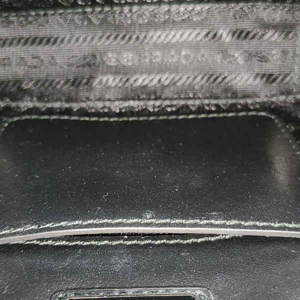 Leather Shoulder Bag Black
