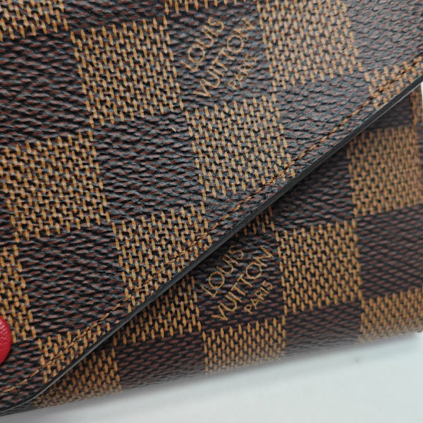 JOSÉPHINE Damier Ebene Coated Canvas Brown