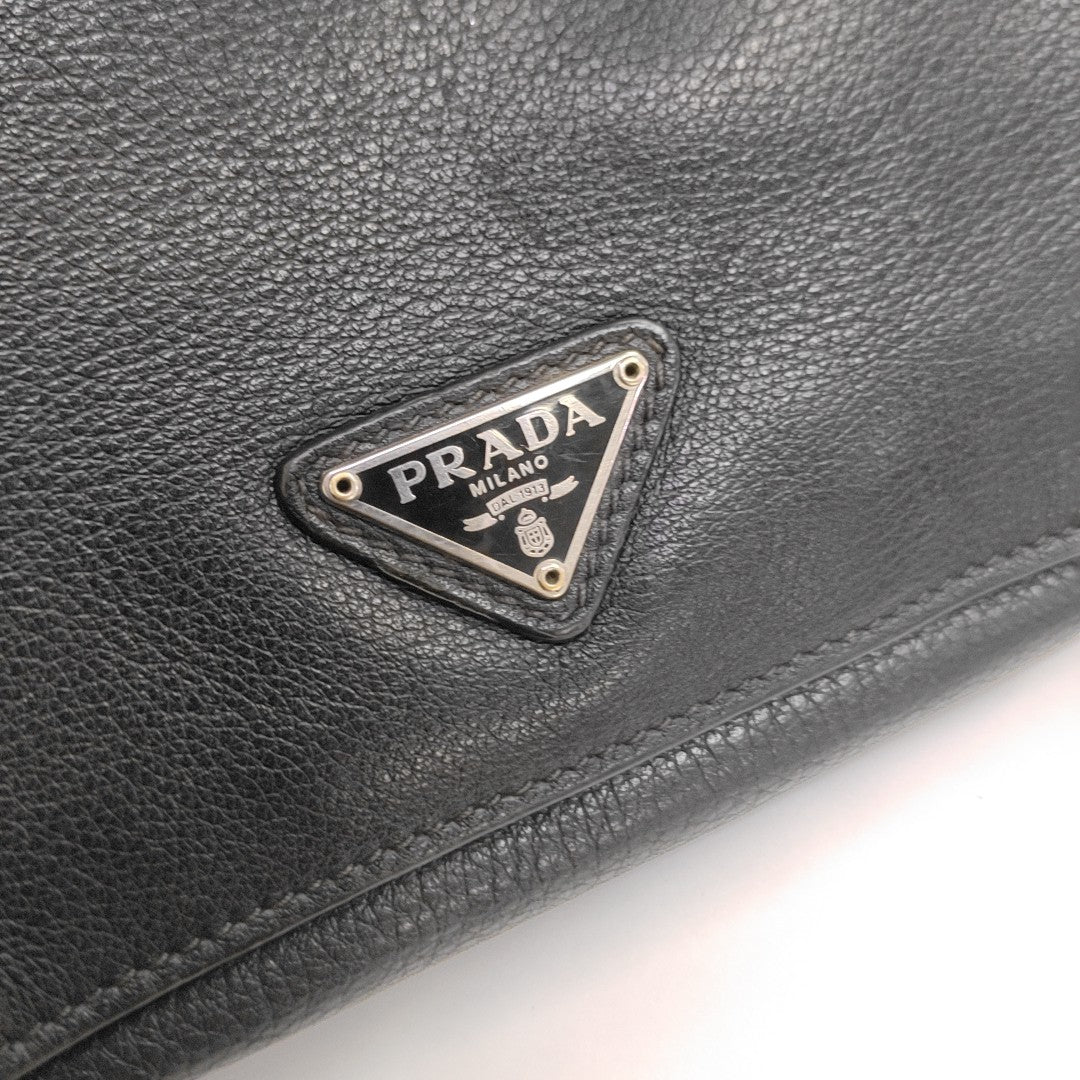 Calfskin Clutch Black