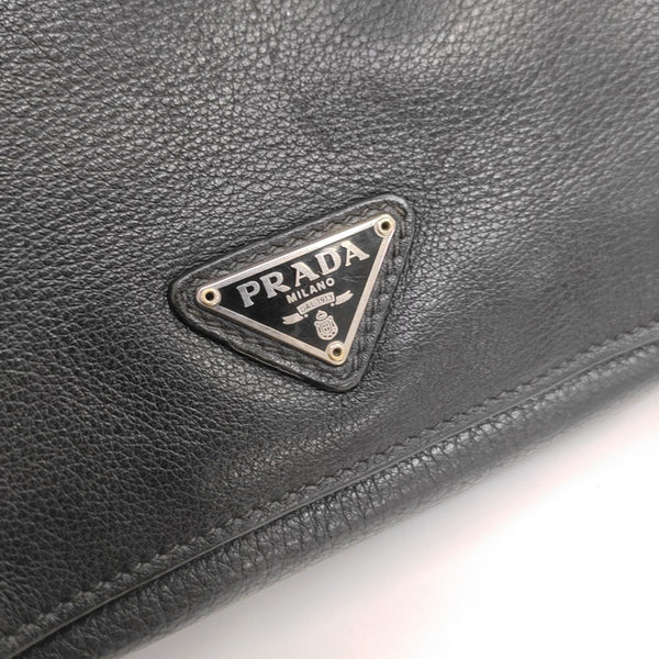 Calfskin Clutch Black