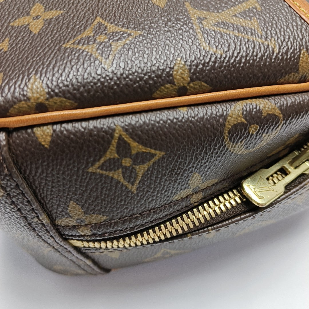 DEAUVILLE Monogram Coated Canvas Brown