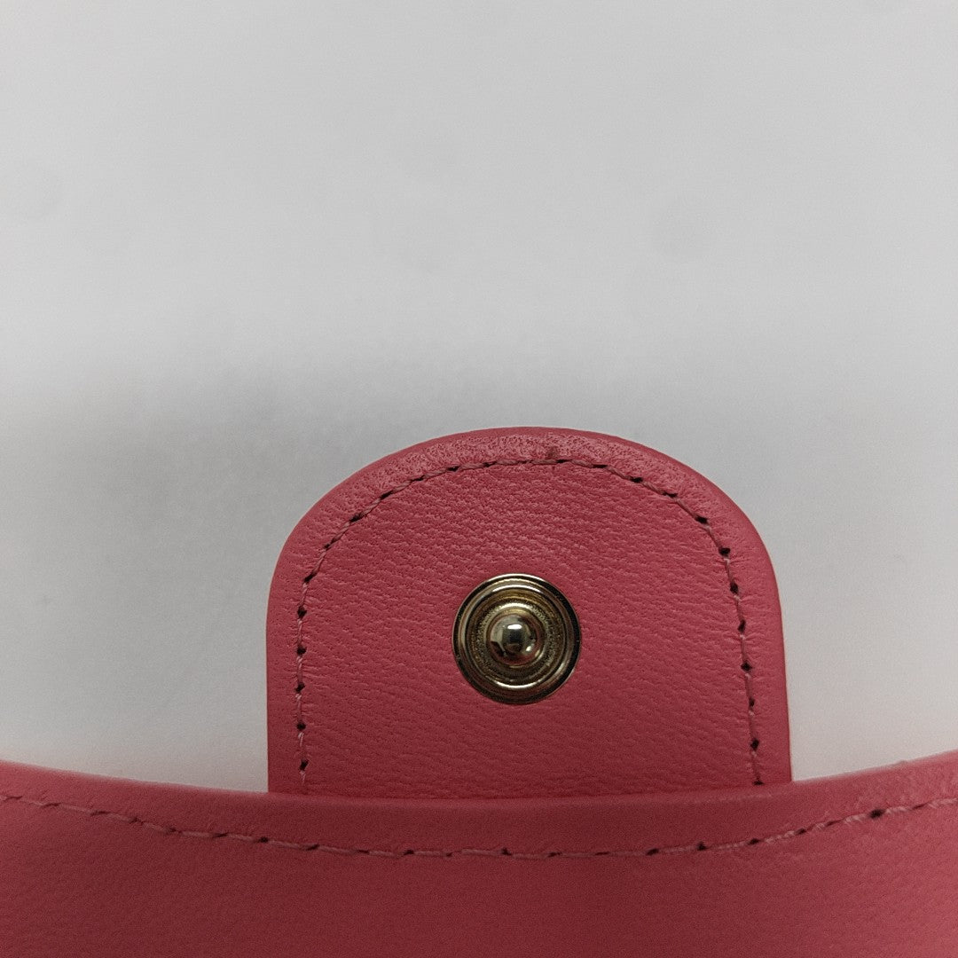 CLASSIC FLAP Quilted Lambskin Red Wallet