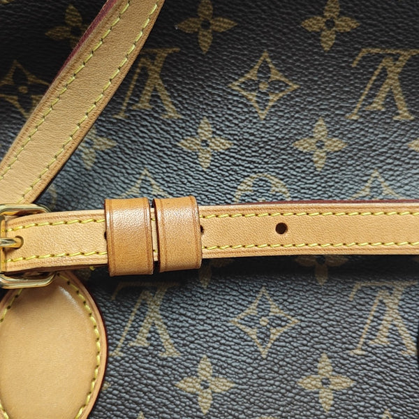 RIVOLI MM Monogram Coated Canvas Brown