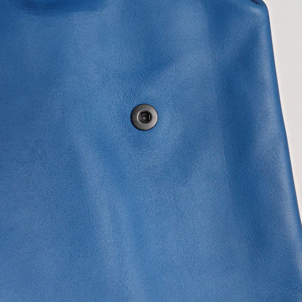 Calfskin Shoulder Bag Blue