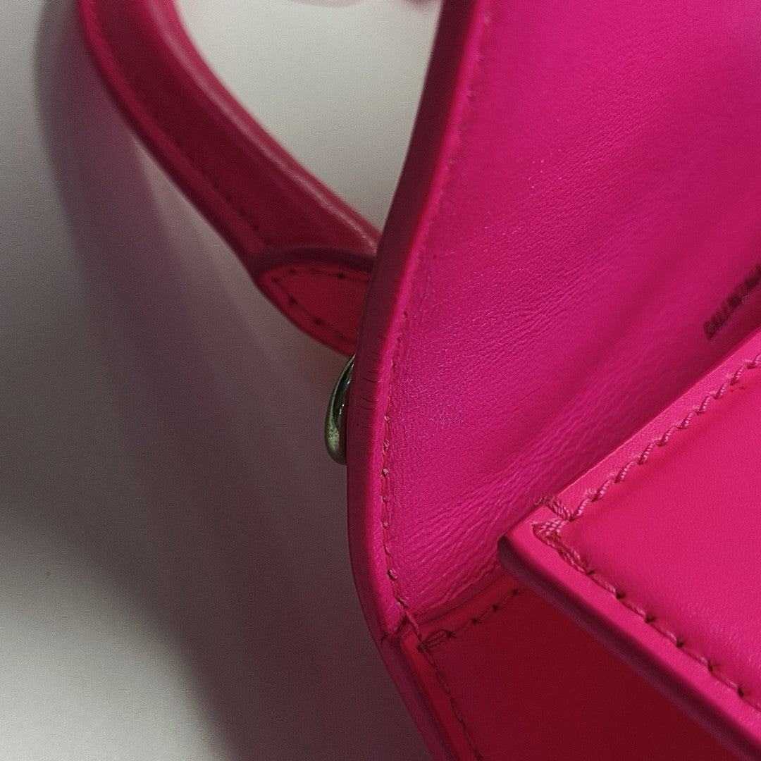 Hourglass S Calfskin Pink