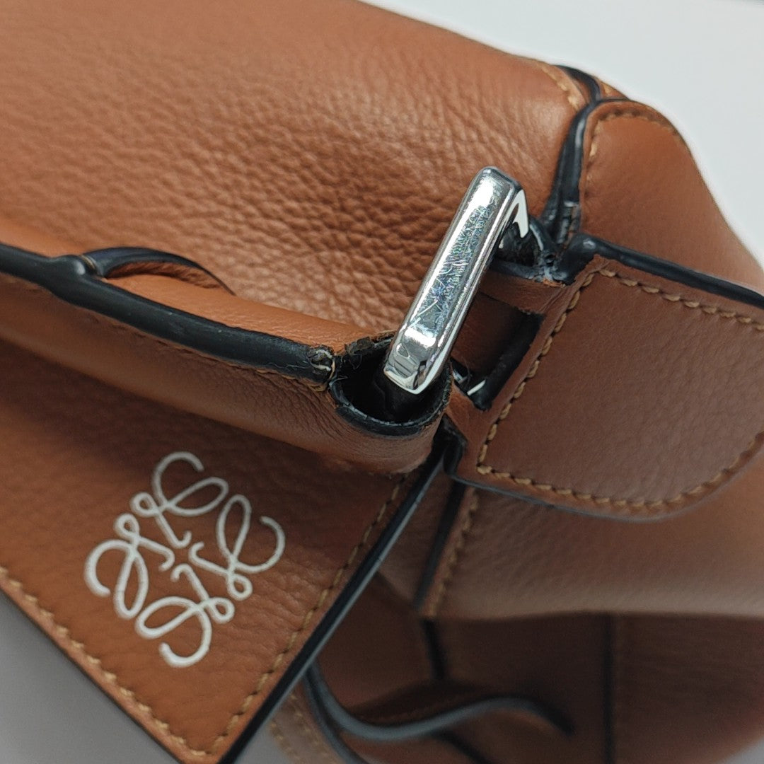 Puzzle Small Calfskin Brown