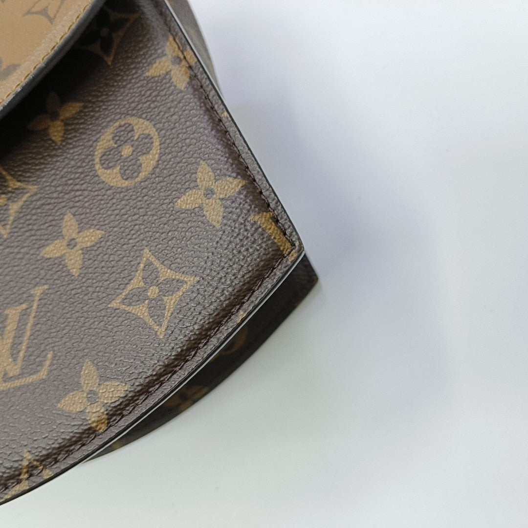 EDEN Monogram Coated Canvas Brown