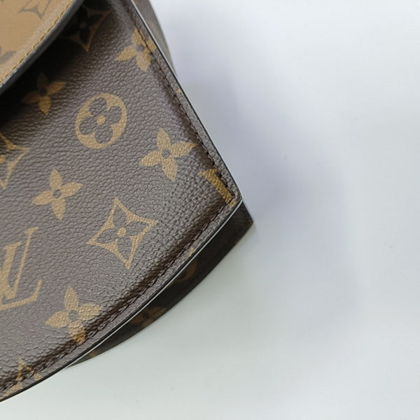 EDEN Monogram Coated Canvas Brown