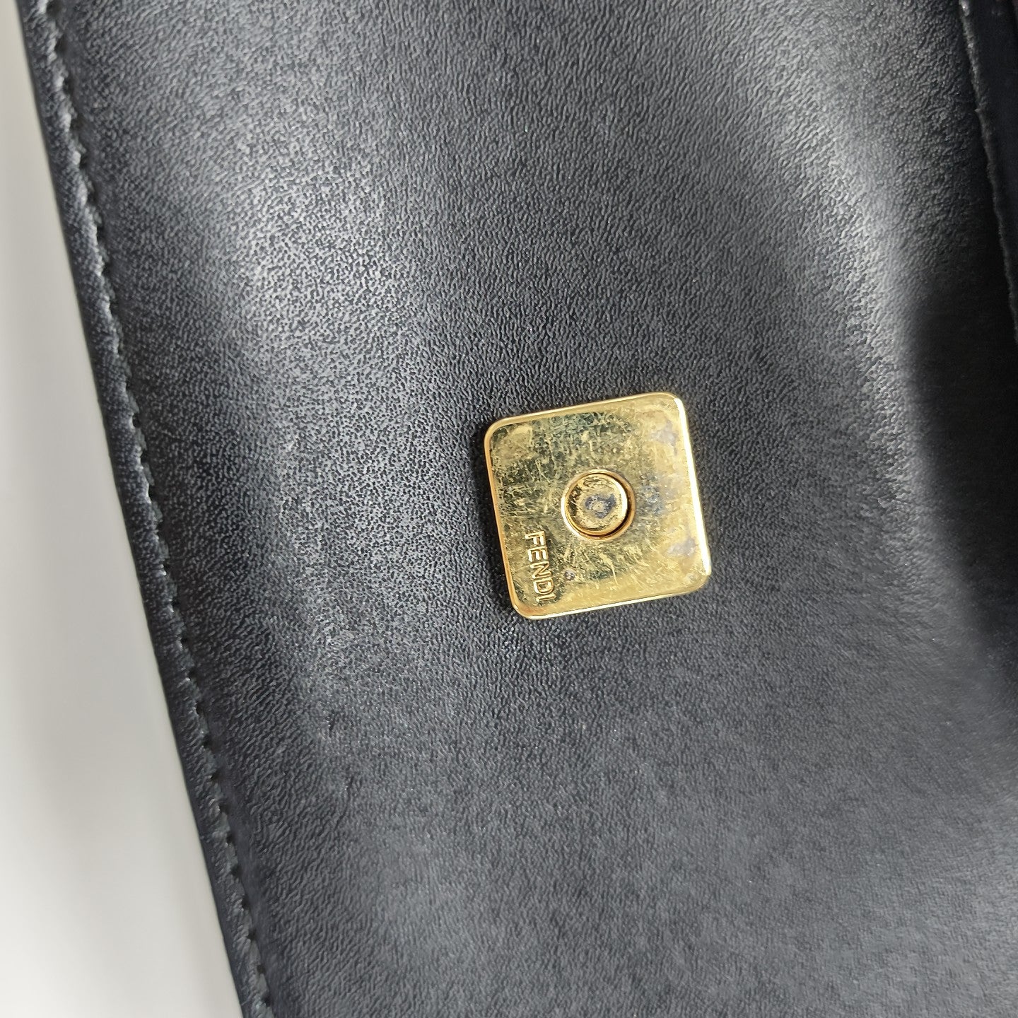 Double Micro Calfskin Black