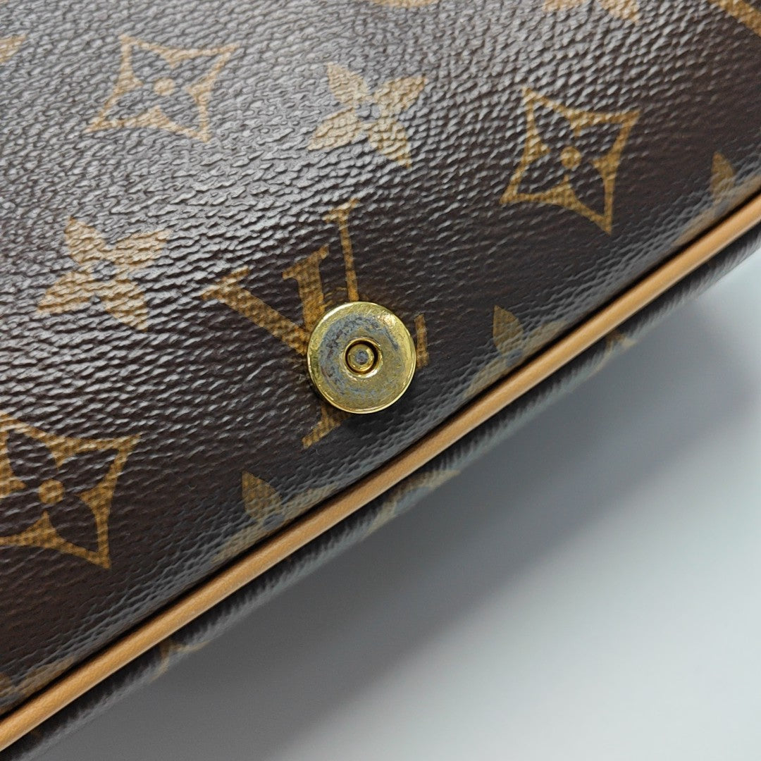 DIANE Monogram Coated Canvas Brown