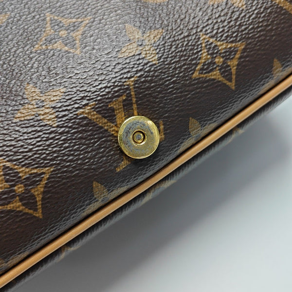 DIANE Monogram Coated Canvas Brown