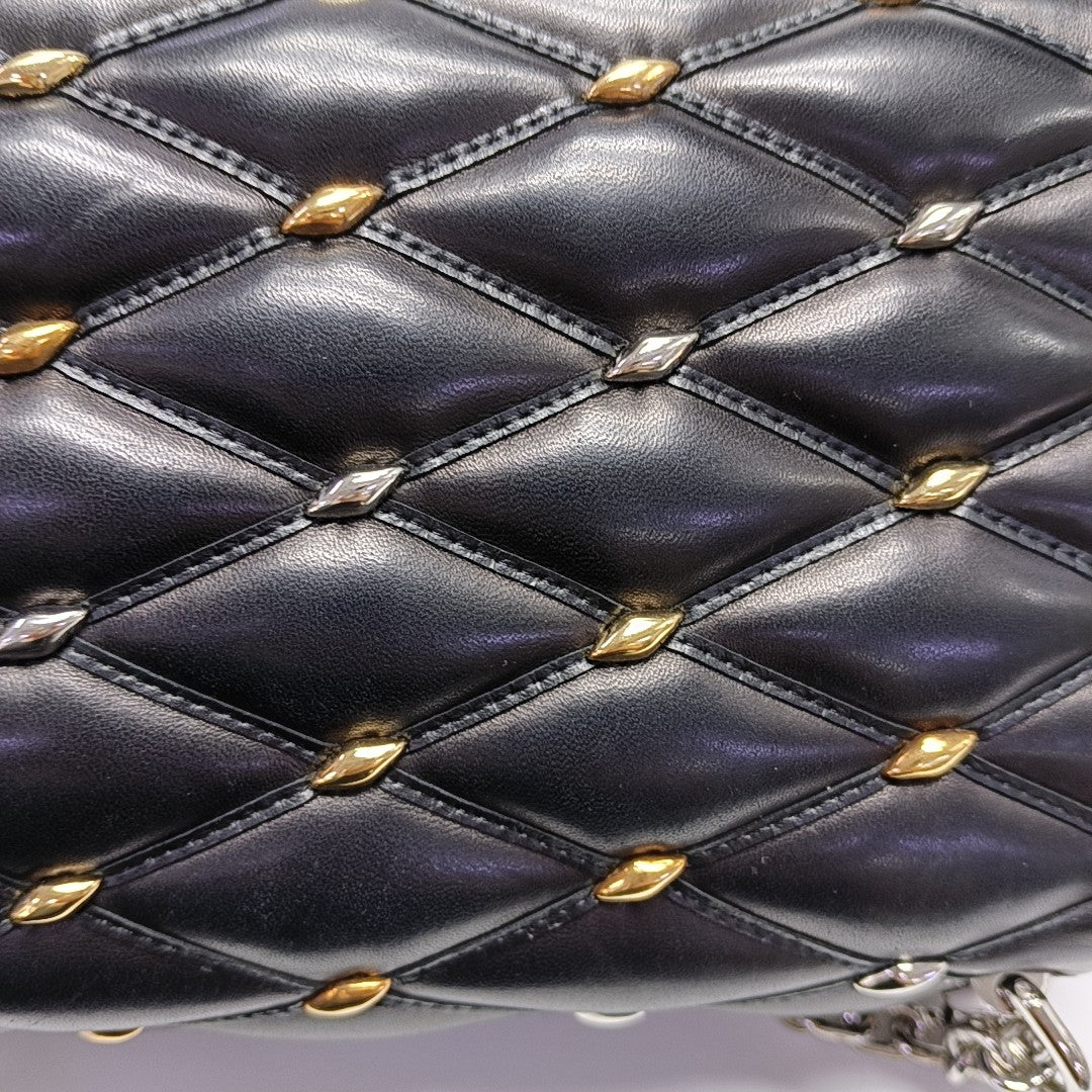 GO-14 Quilted Lambskin Black