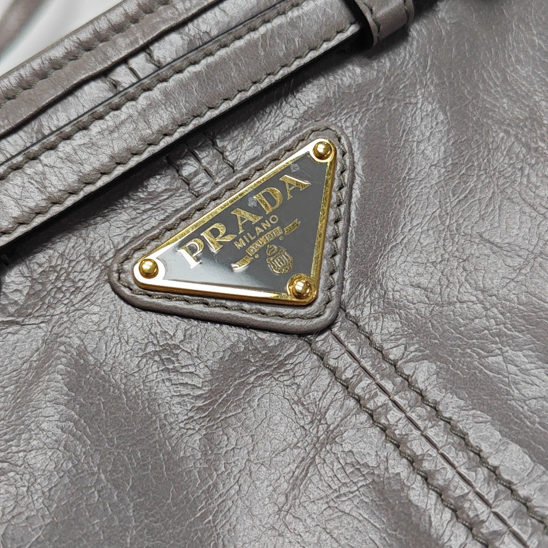 Bonnie Small Quilted Calfskin Gray