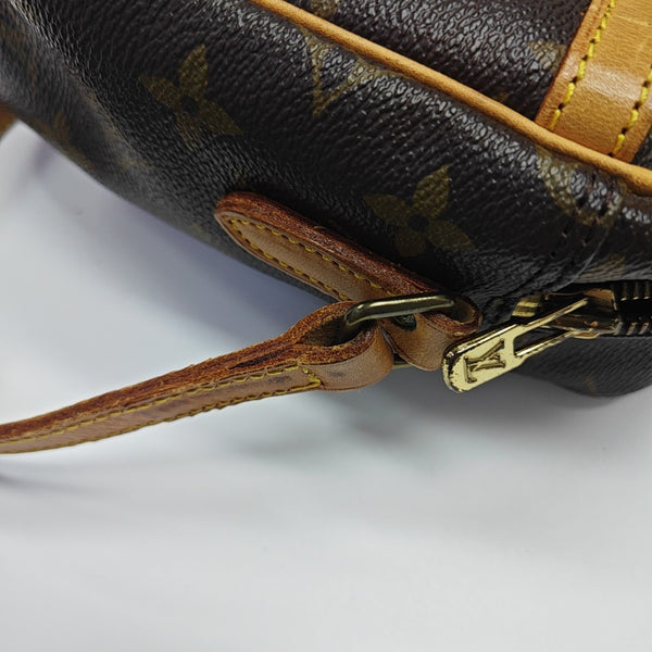 VINTAGE TROCADERO 30 Monogram Coated Canvas Brown
