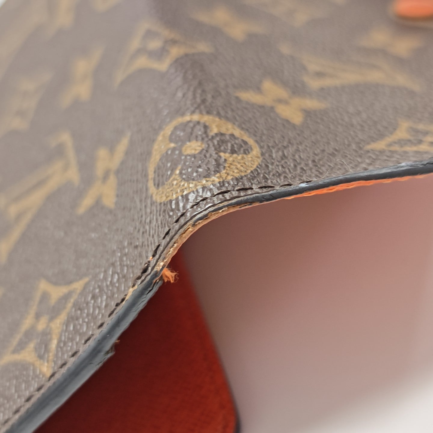 JOSÉPHINE Monogram Coated Canvas Brown Wallet