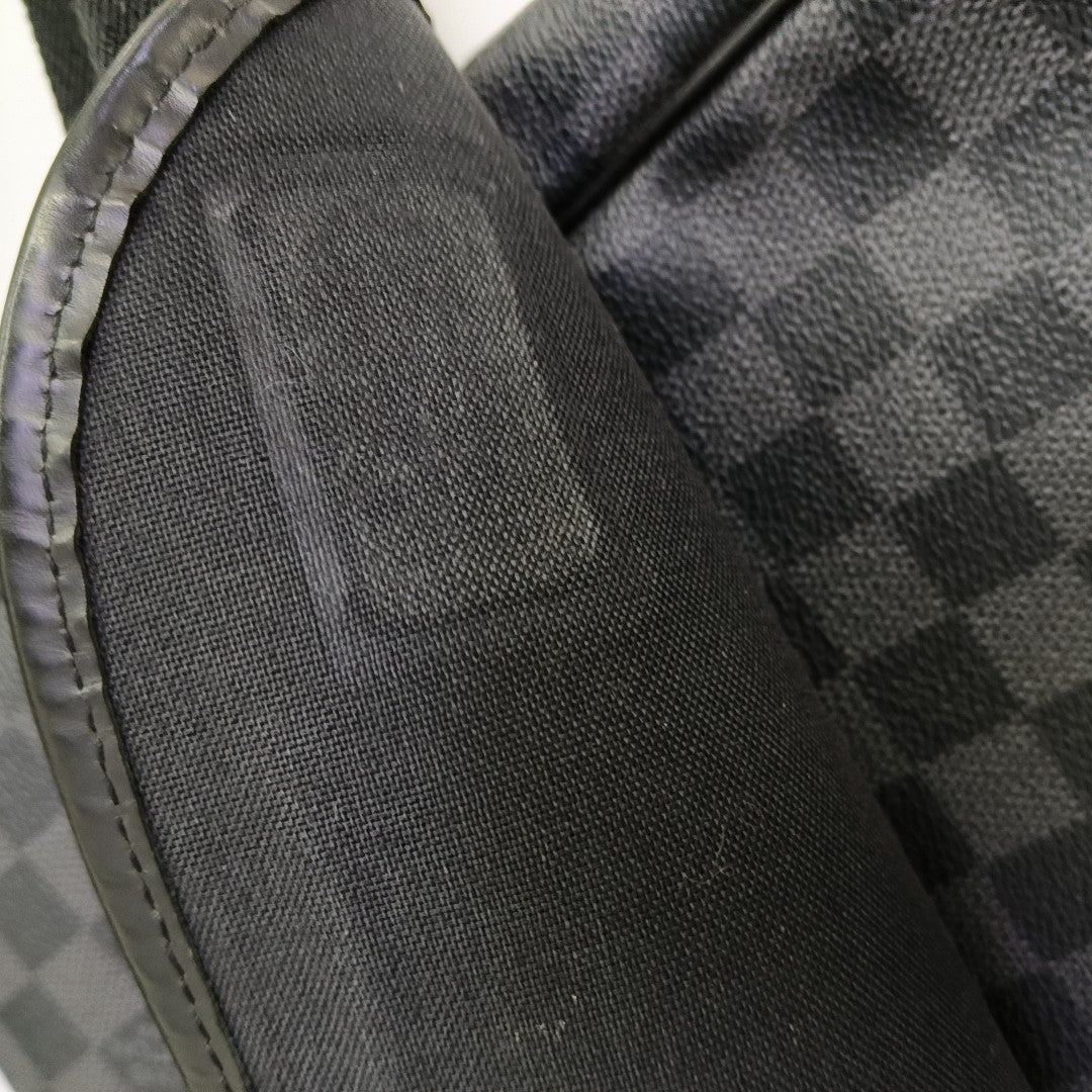 DANIEL Damier Graphite Coated Canvas Gray