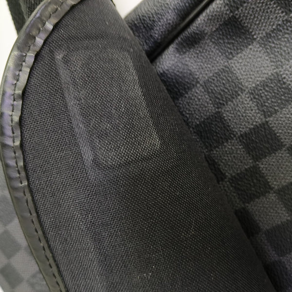 DANIEL Damier Graphite Coated Canvas Gray