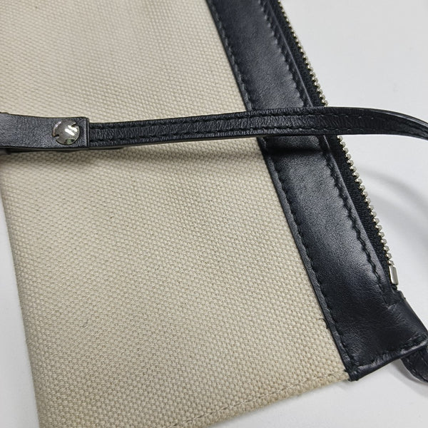 Navy Mini Canvas Beige