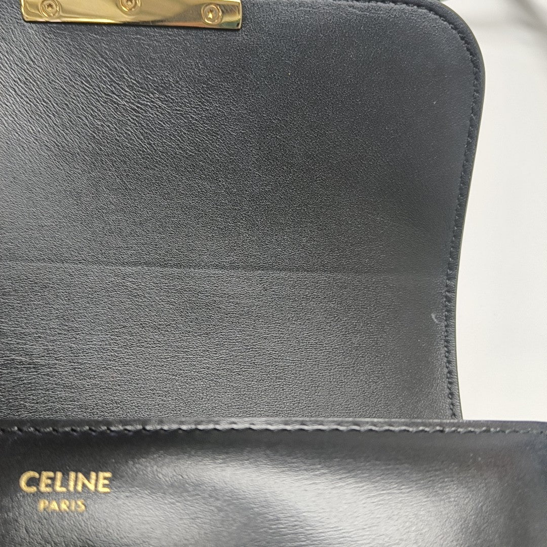 TRIOMPHE Teen Calfskin Black