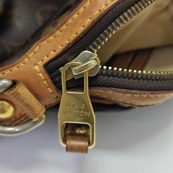 RETIRO NM Monogram Coated Canvas Brown