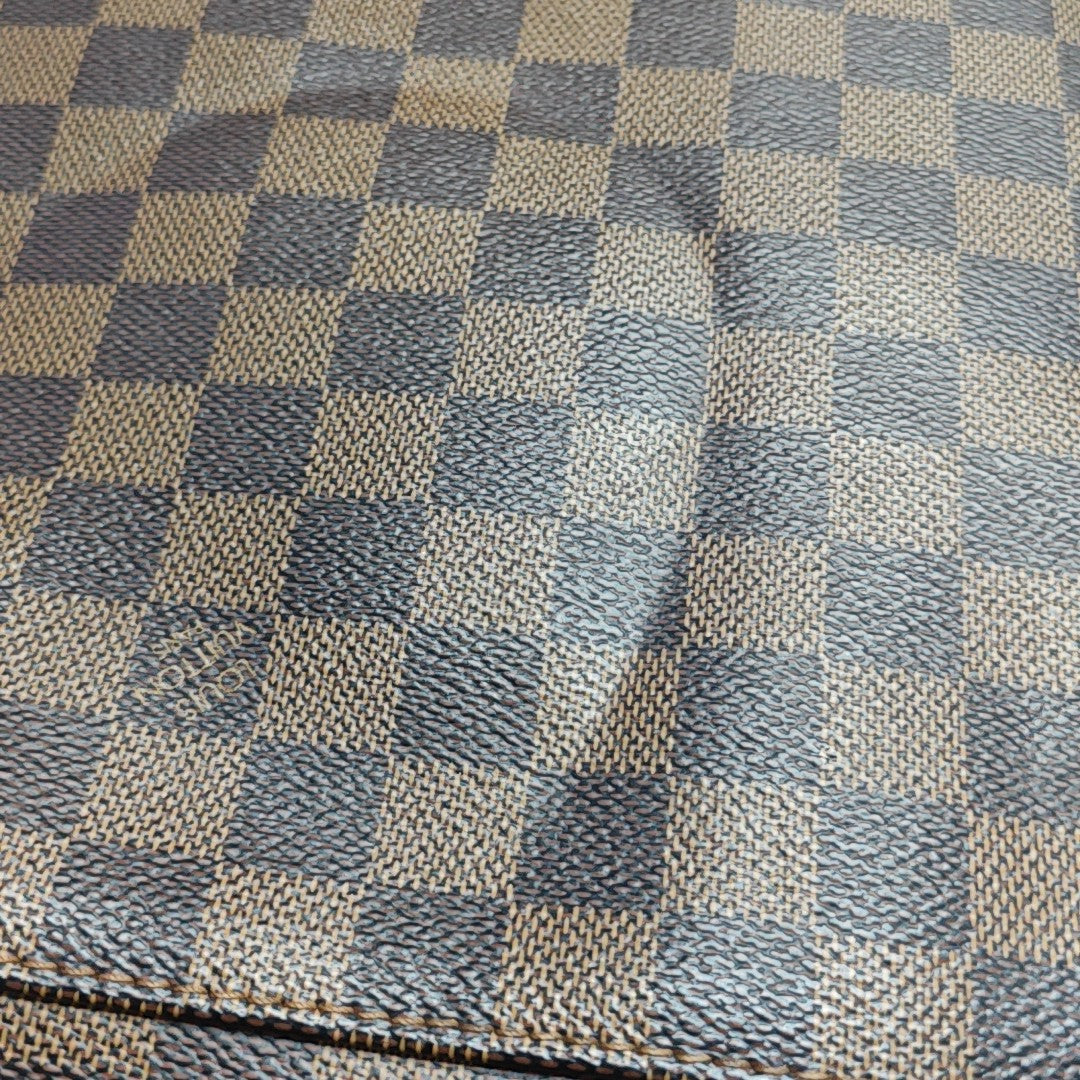 JAKE NM Damier Ebene Coated Canvas Brown