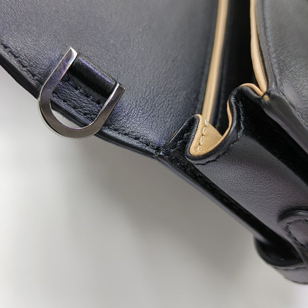 Calfskin Shoulder Bag Black