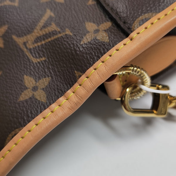 DIANE Monogram Coated Canvas Brown