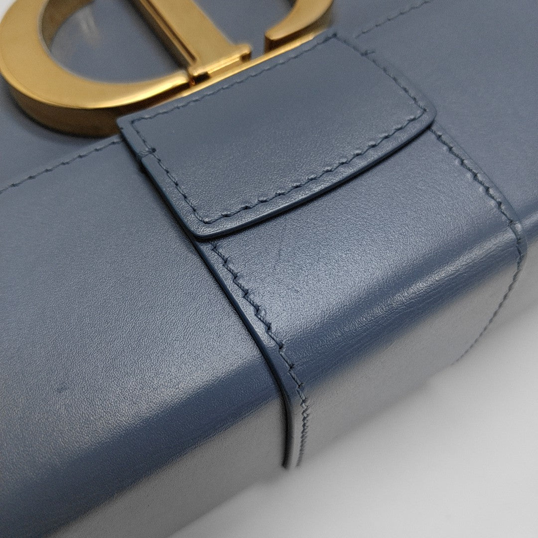 30 Montaigne Mini Calfskin Blue