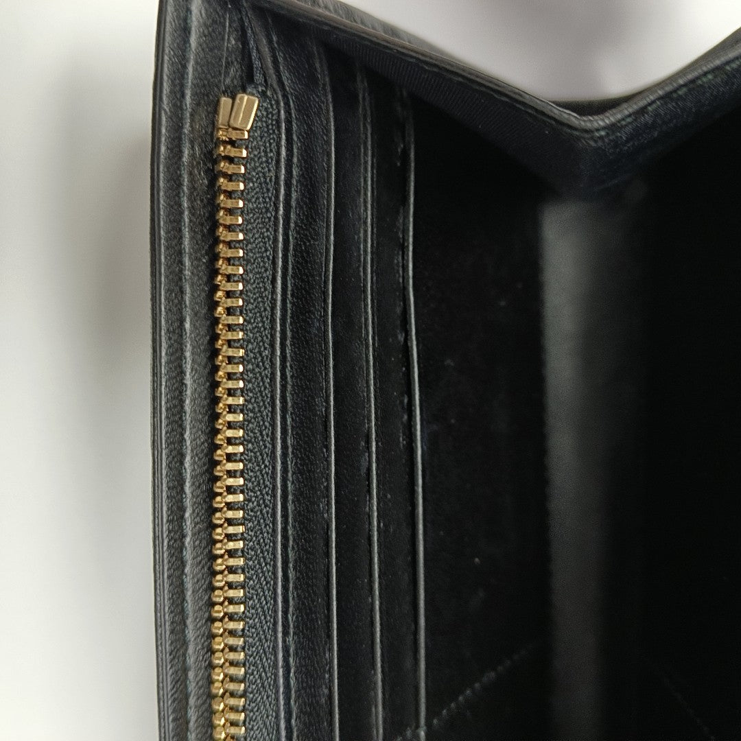 Lady Dior Small Cannage Lambskin Black