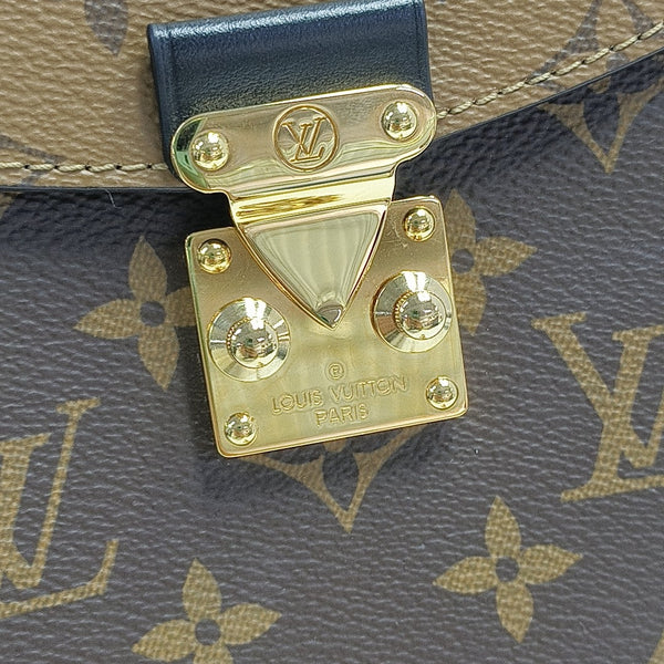 CAMERA BOX Monogram Coated Canvas Brown