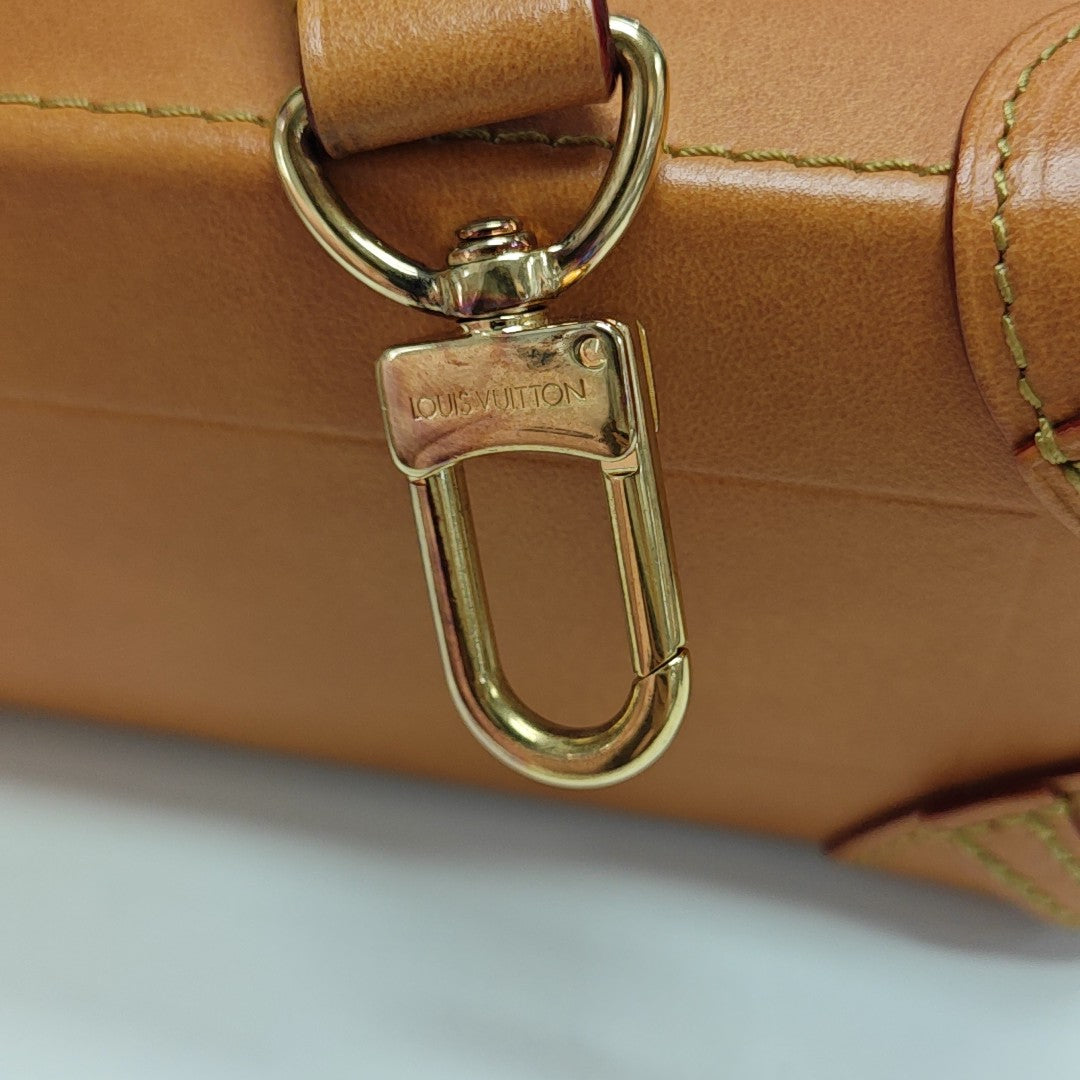 STEAMER Monogram Coated Canvas Brown