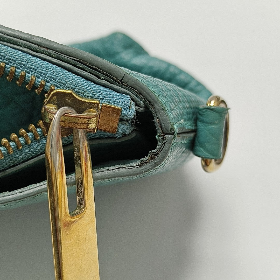Calfskin Shoulder Bag Green