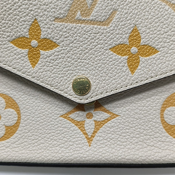 FÉLICIE Monogram Calfskin Yellow