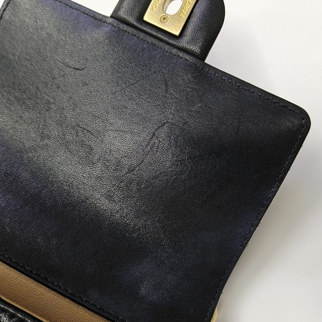 Quilted Lambskin Mini Black
