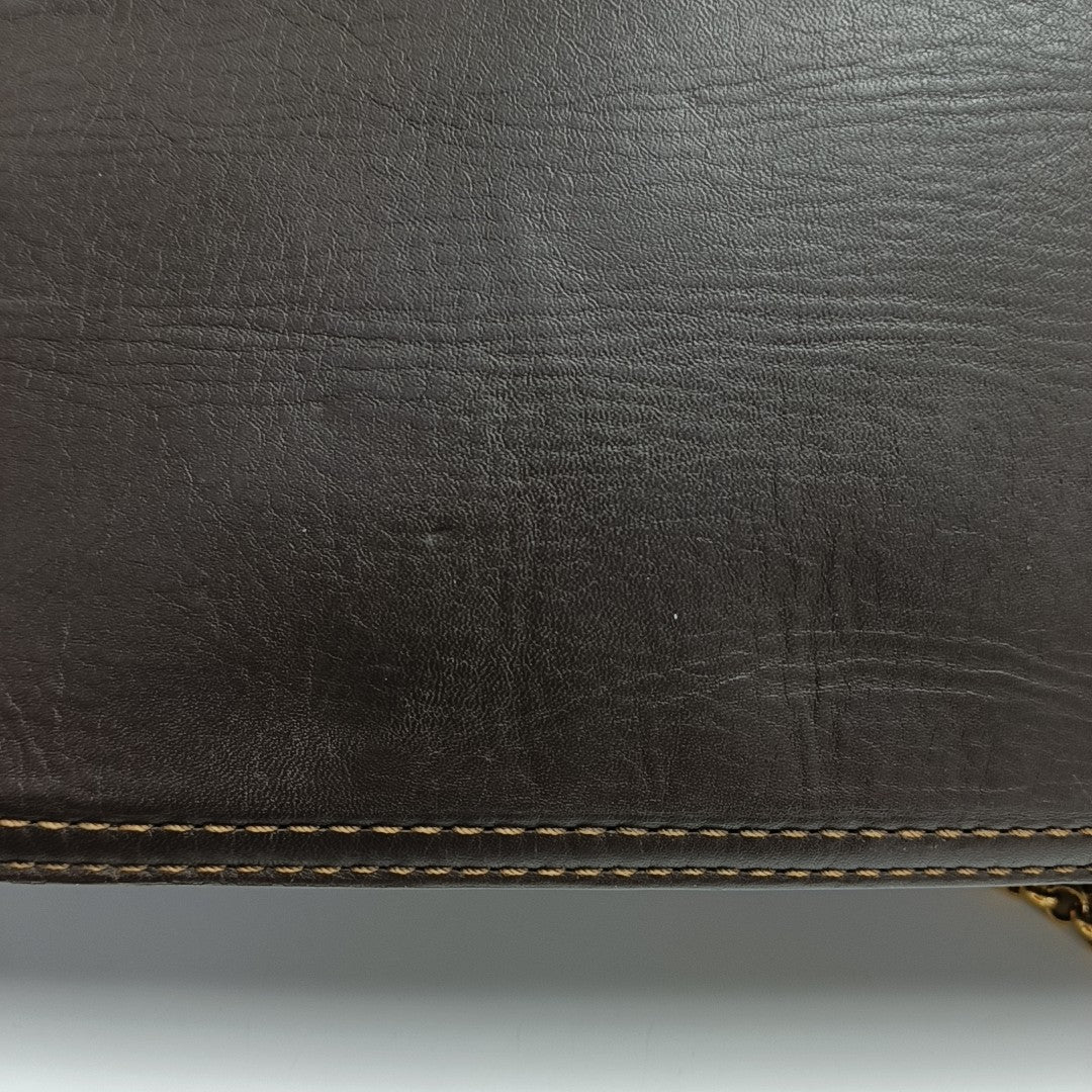 Calfskin Tote Bag Brown