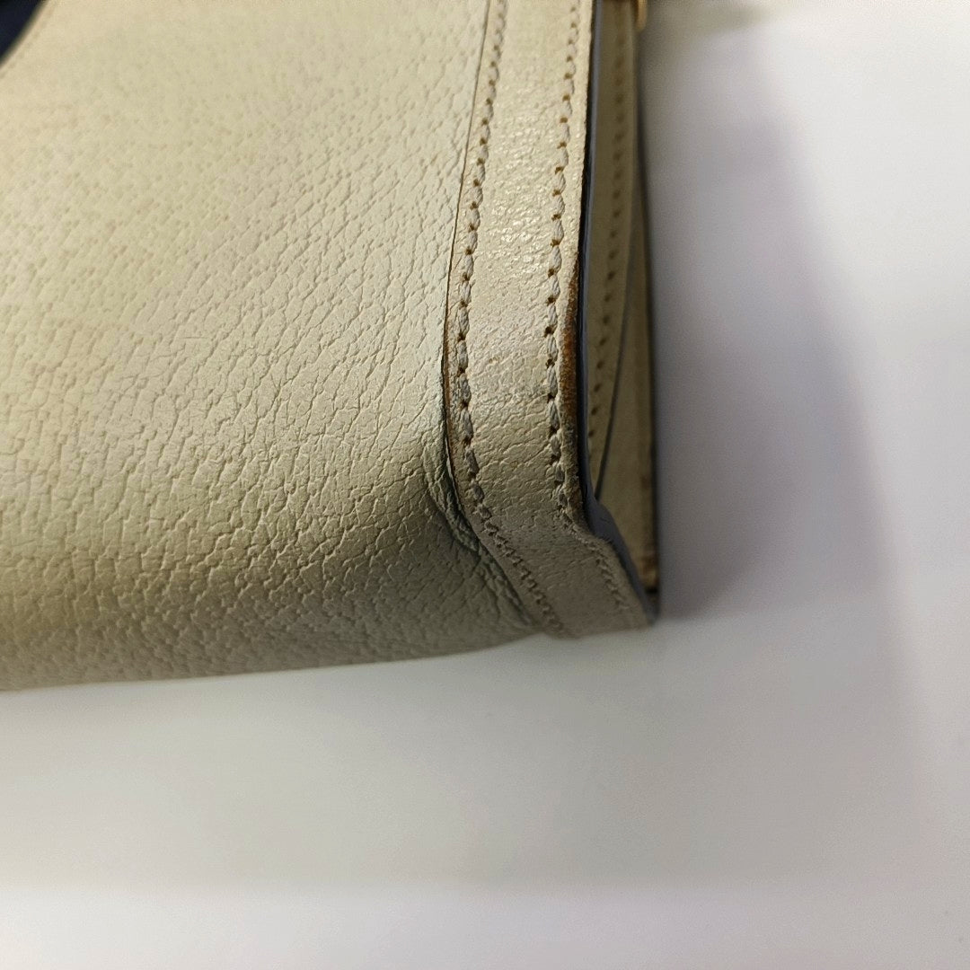 Ophidia Small Calfskin White