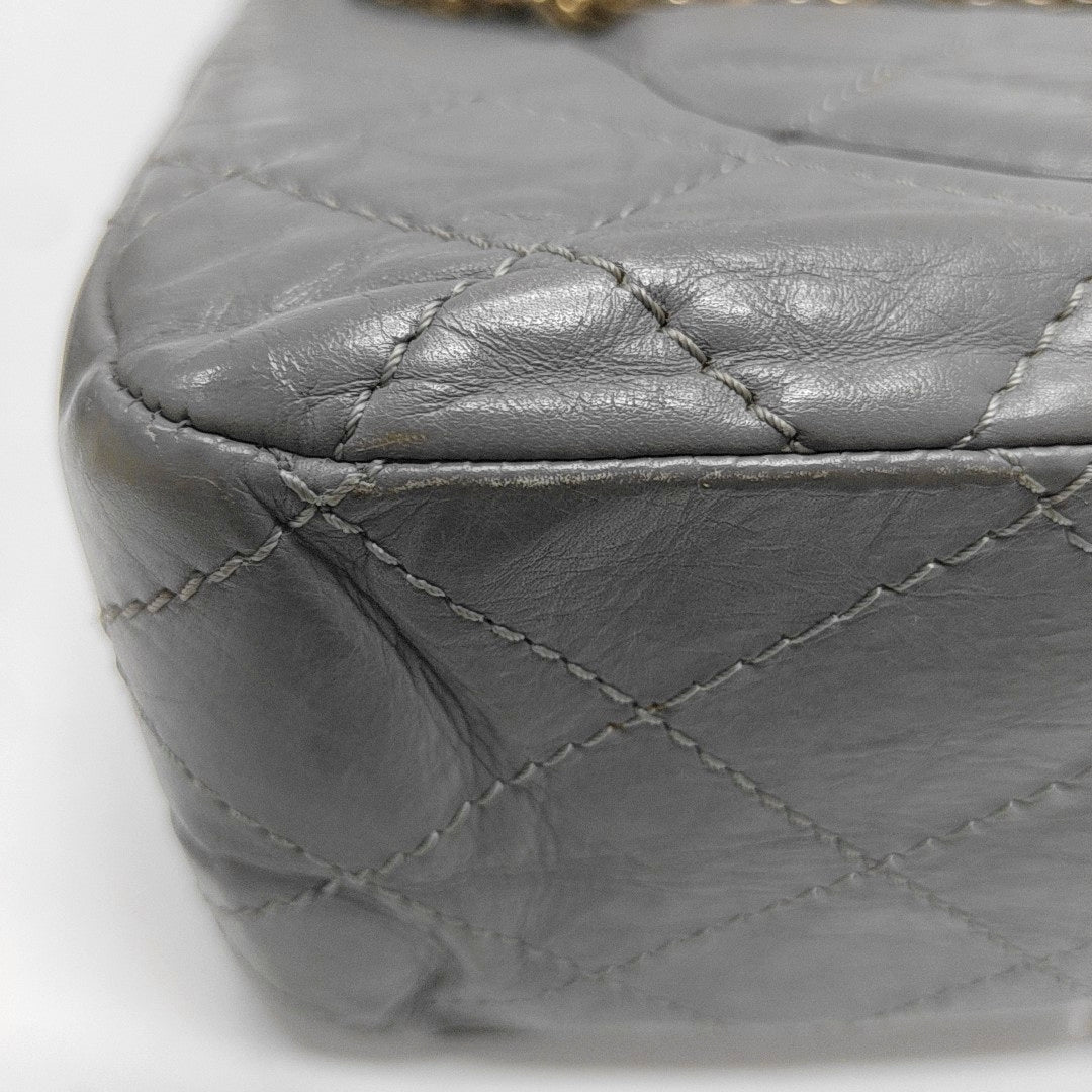2.55 Maxi Piel de ternera acolchada gris