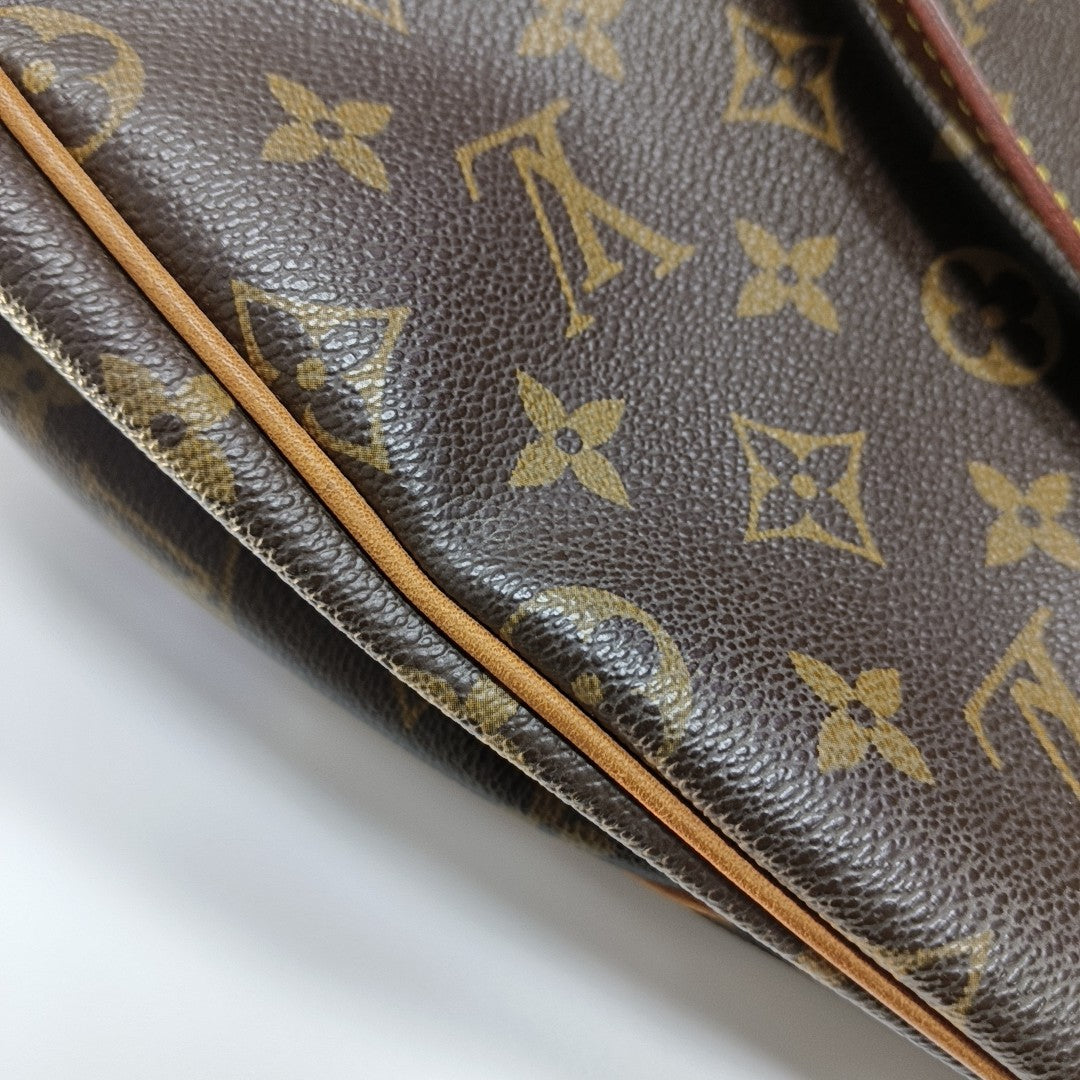 BATIGNOLLES MM Monogram Coated Canvas Brown