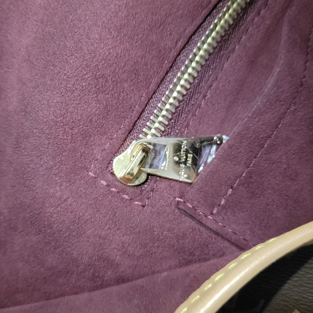 CARRYALL MM Monogram Coated Canvas Brown