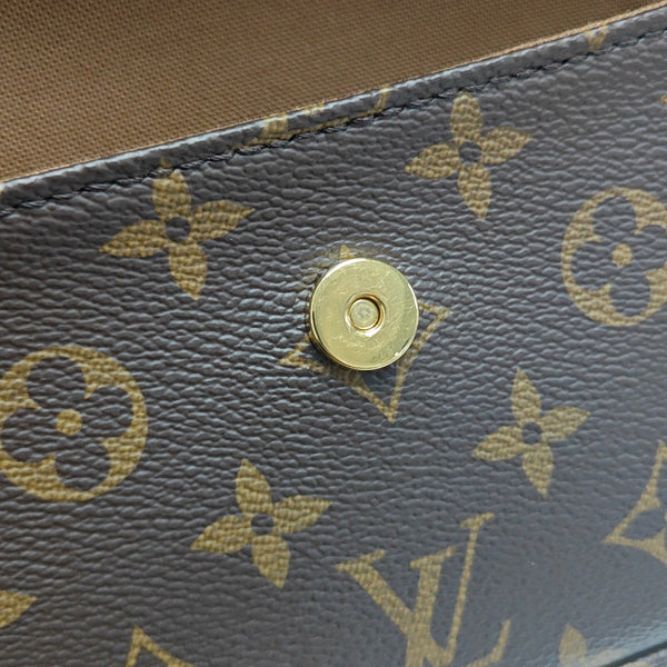 IVY Monogram Coated Canvas Brown