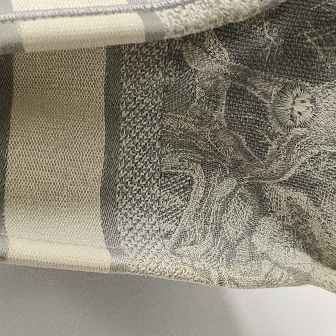 Book Tote Medium Canvas Gray