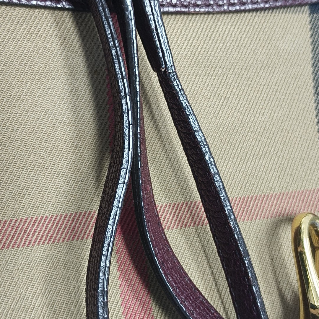 Canvas Shoulder Bag Beige