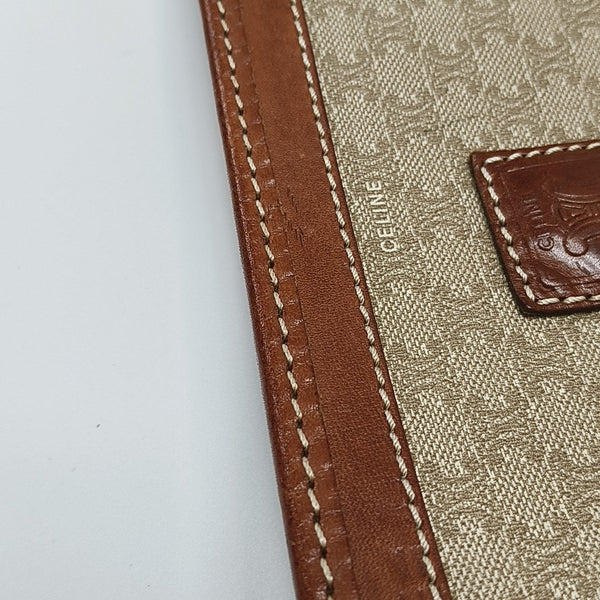 MACADAM CLUTCHES Coated Canvas Beige