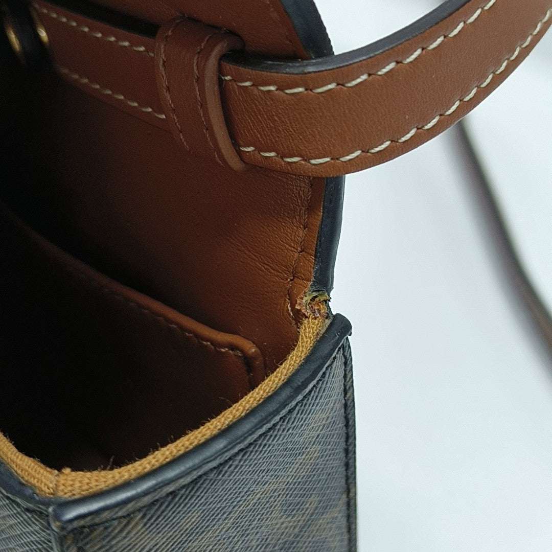 TRIOMPHE Mini Coated Canvas Black