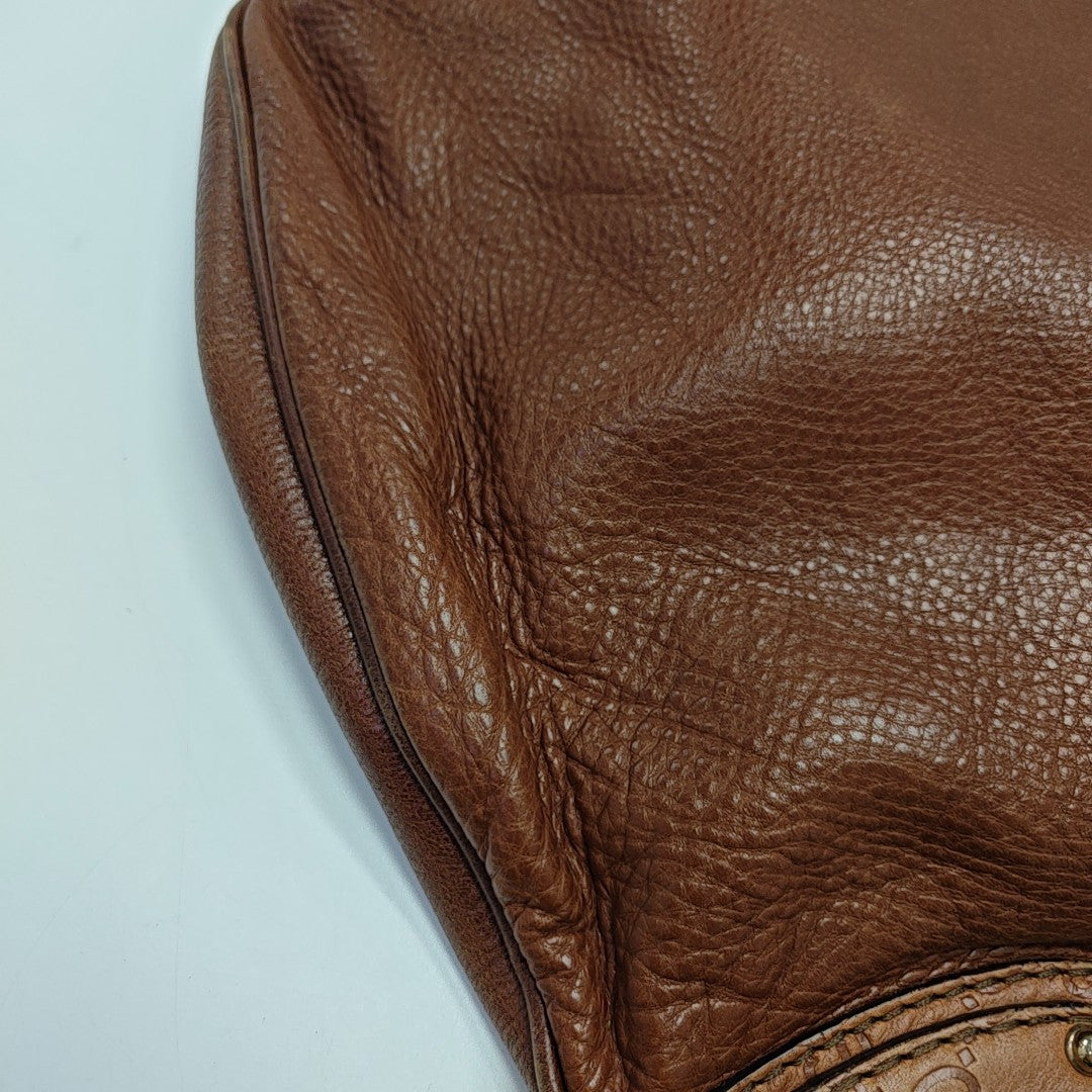 Indy Monogram Calfskin Brown