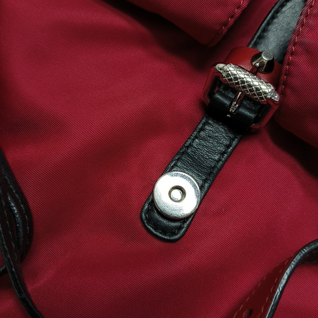 Black Nylon Nylon Red