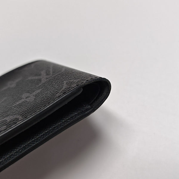 SLENDER Monogram Coated Canvas Black Wallet