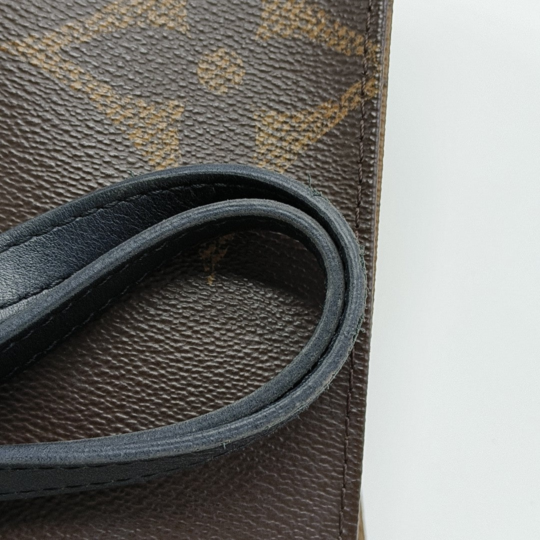 ONTHEGO MM Monogram Coated Canvas Brown