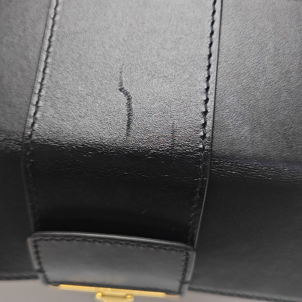30 Montaigne Mini Calfskin Black